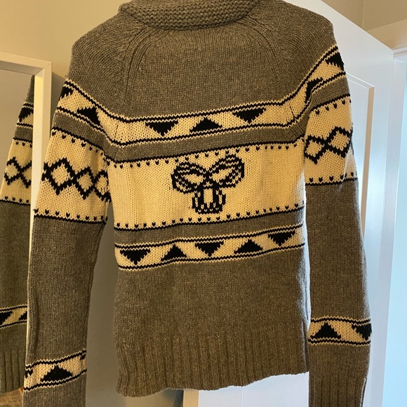 Aritzia wool zip-up sweater - Picture 2 of 3